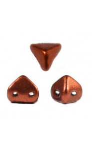 Les perles par Puca® Super-kheops beads Bronze Red Mat 00030/01750